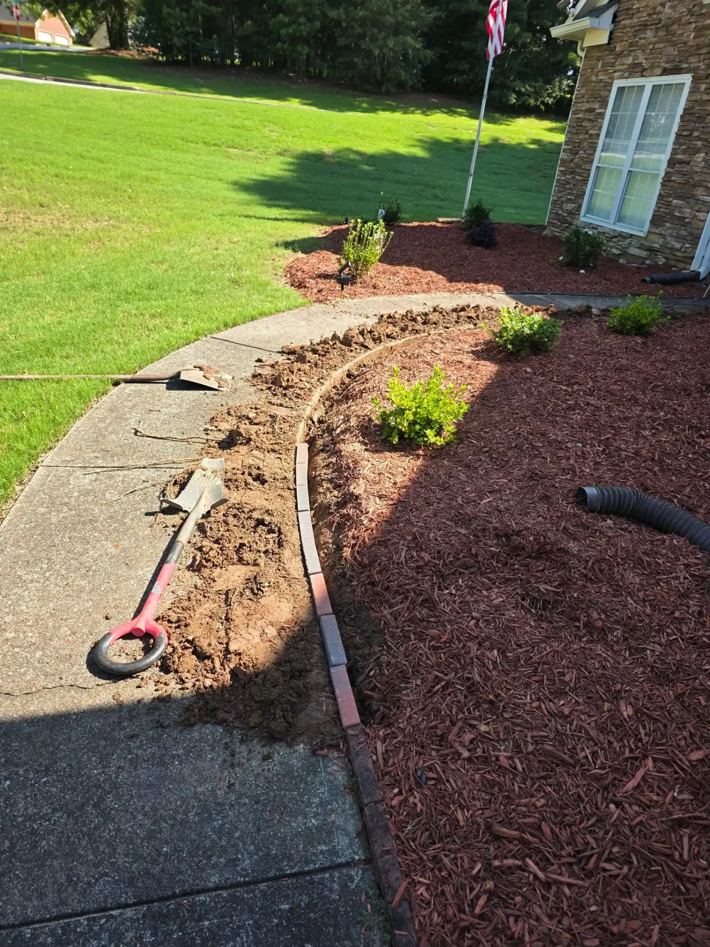 Pine Straw Installation